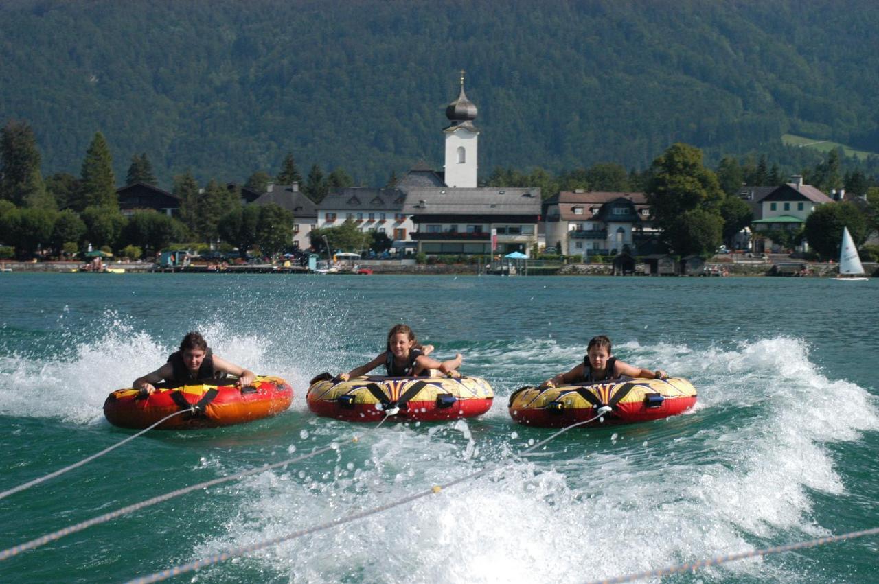 Wolfgangsee Seeblickplatzl 220 - Mit Tollem Seeblick! ชตรอเบิล ภายนอก รูปภาพ