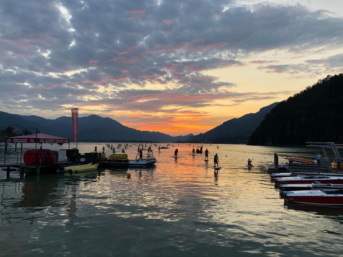 Wolfgangsee Seeblickplatzl 220 - Mit Tollem Seeblick! ชตรอเบิล ภายนอก รูปภาพ