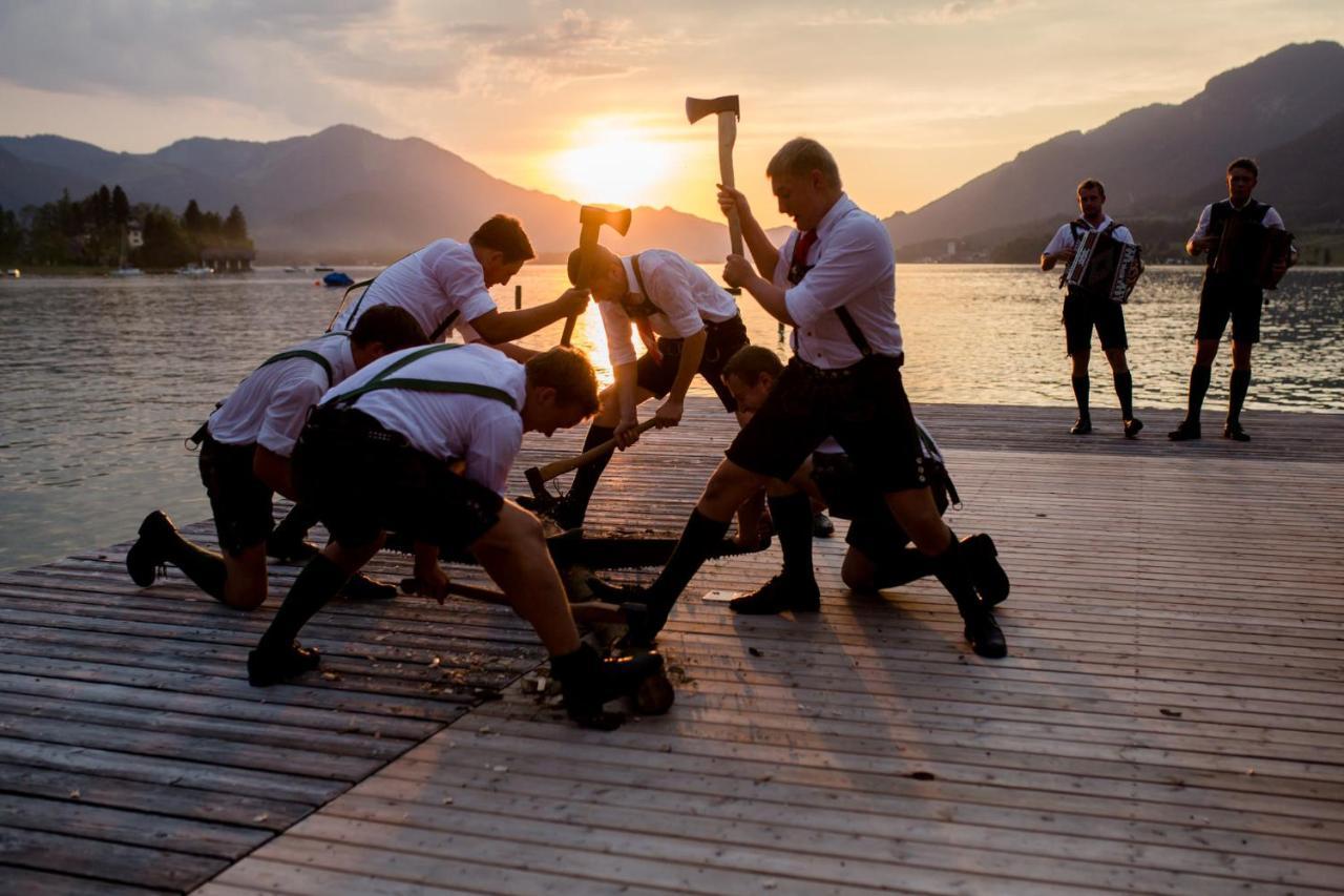Wolfgangsee Seeblickplatzl 220 - Mit Tollem Seeblick! ชตรอเบิล ภายนอก รูปภาพ