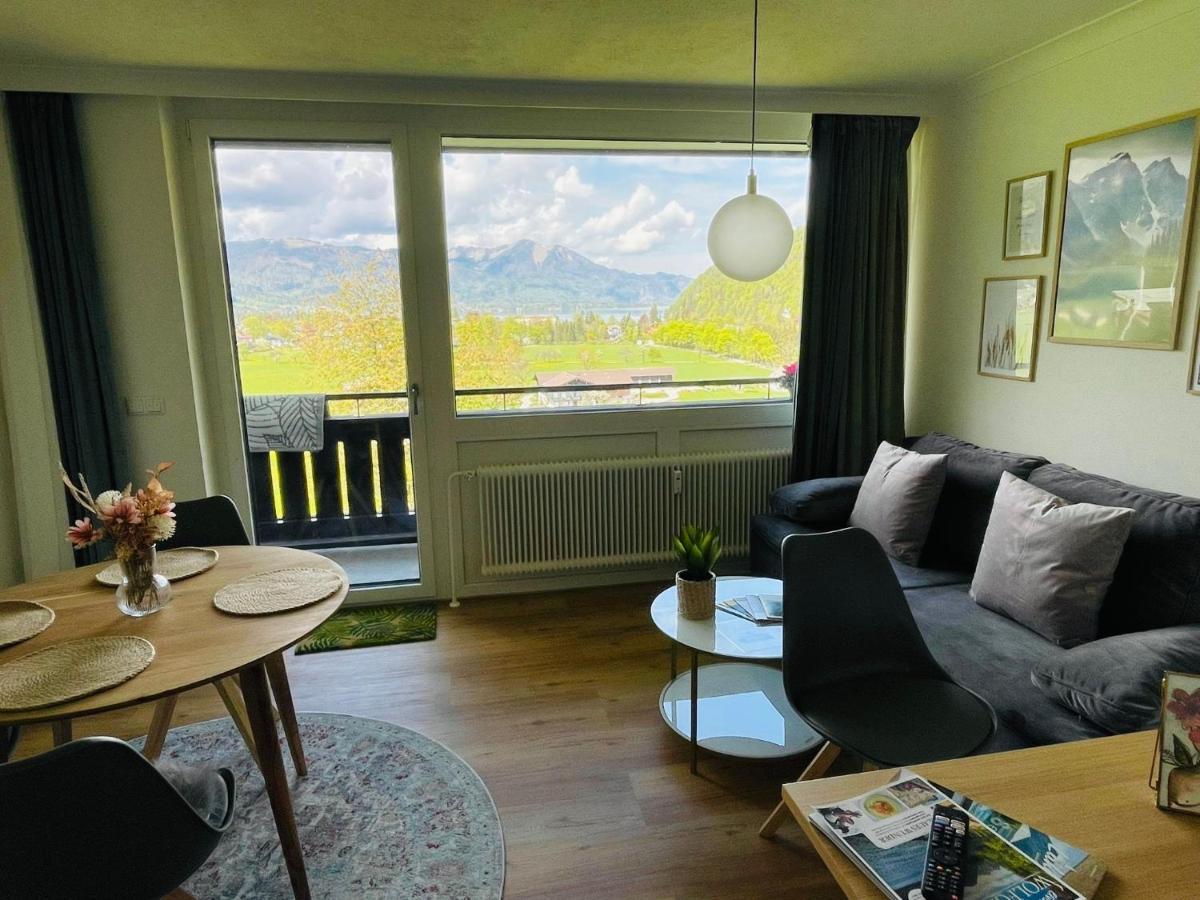 Wolfgangsee Seeblickplatzl 220 - Mit Tollem Seeblick! ชตรอเบิล ภายนอก รูปภาพ